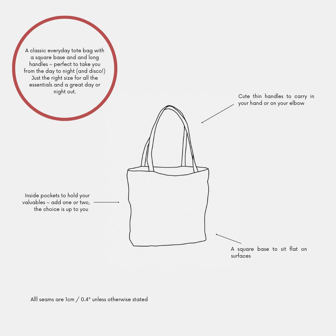 Disco Bag PDF Pattern (2 Sizes)