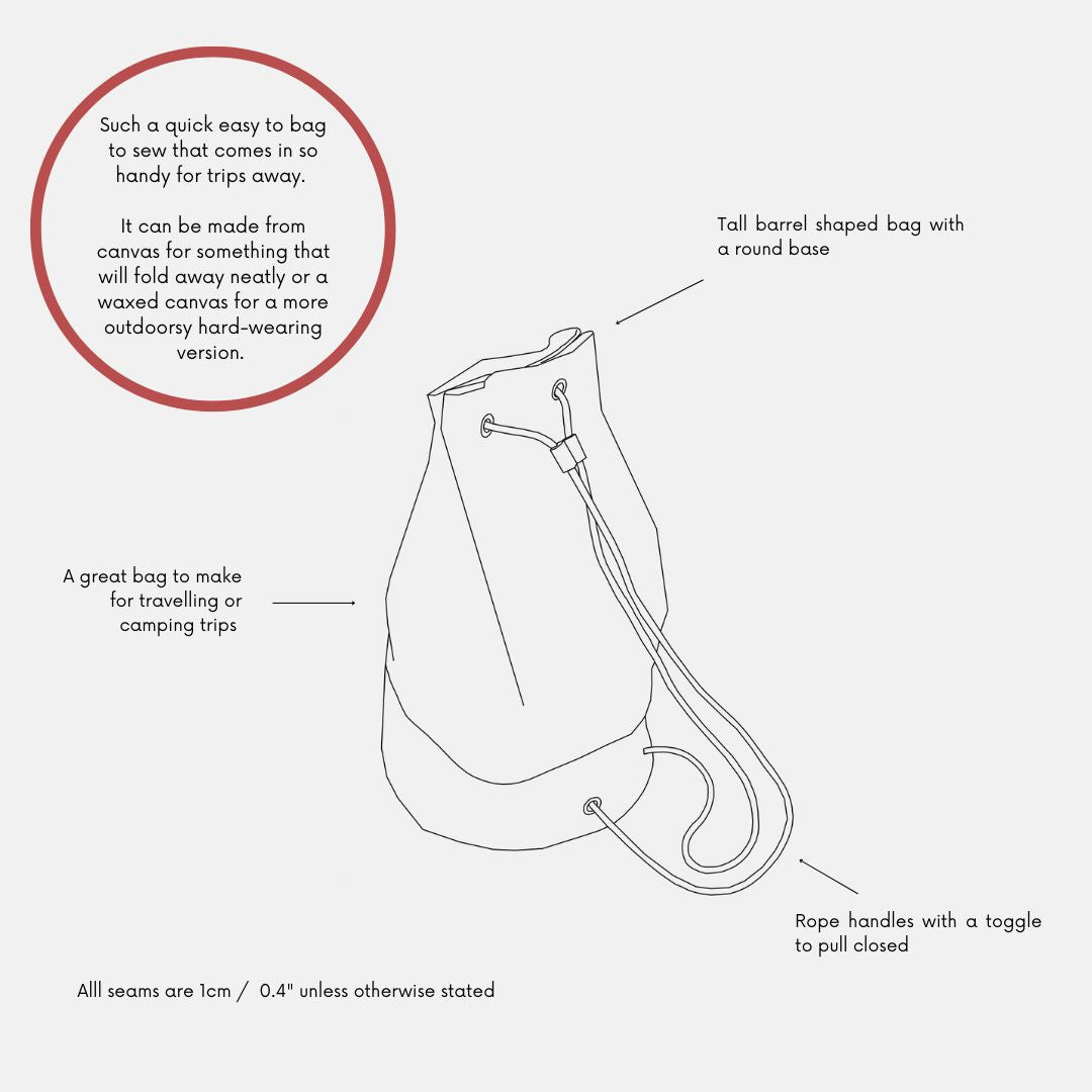 Duffel Bag PDF Pattern