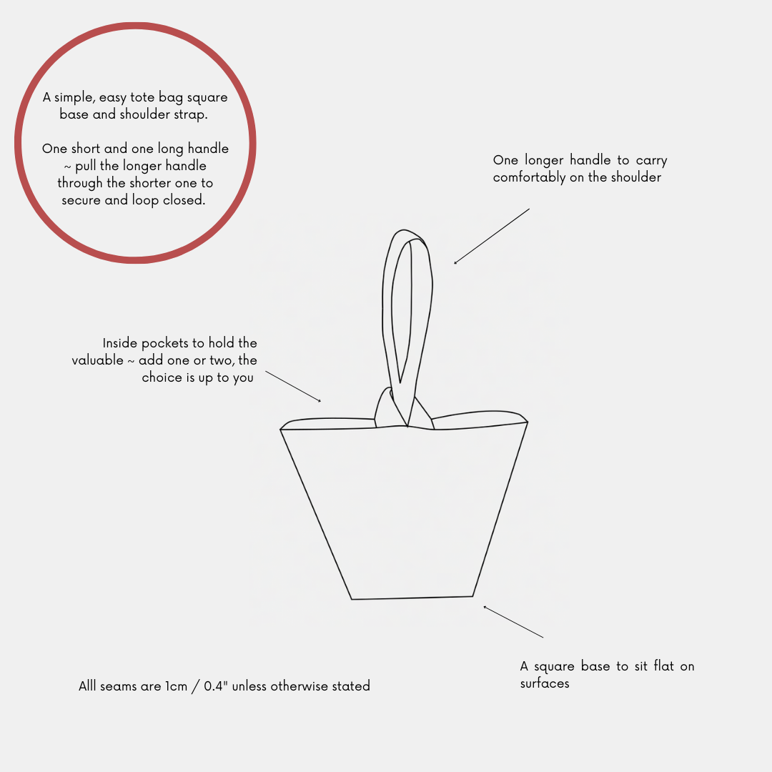 Loop Bag PDF Pattern (2 Sizes)