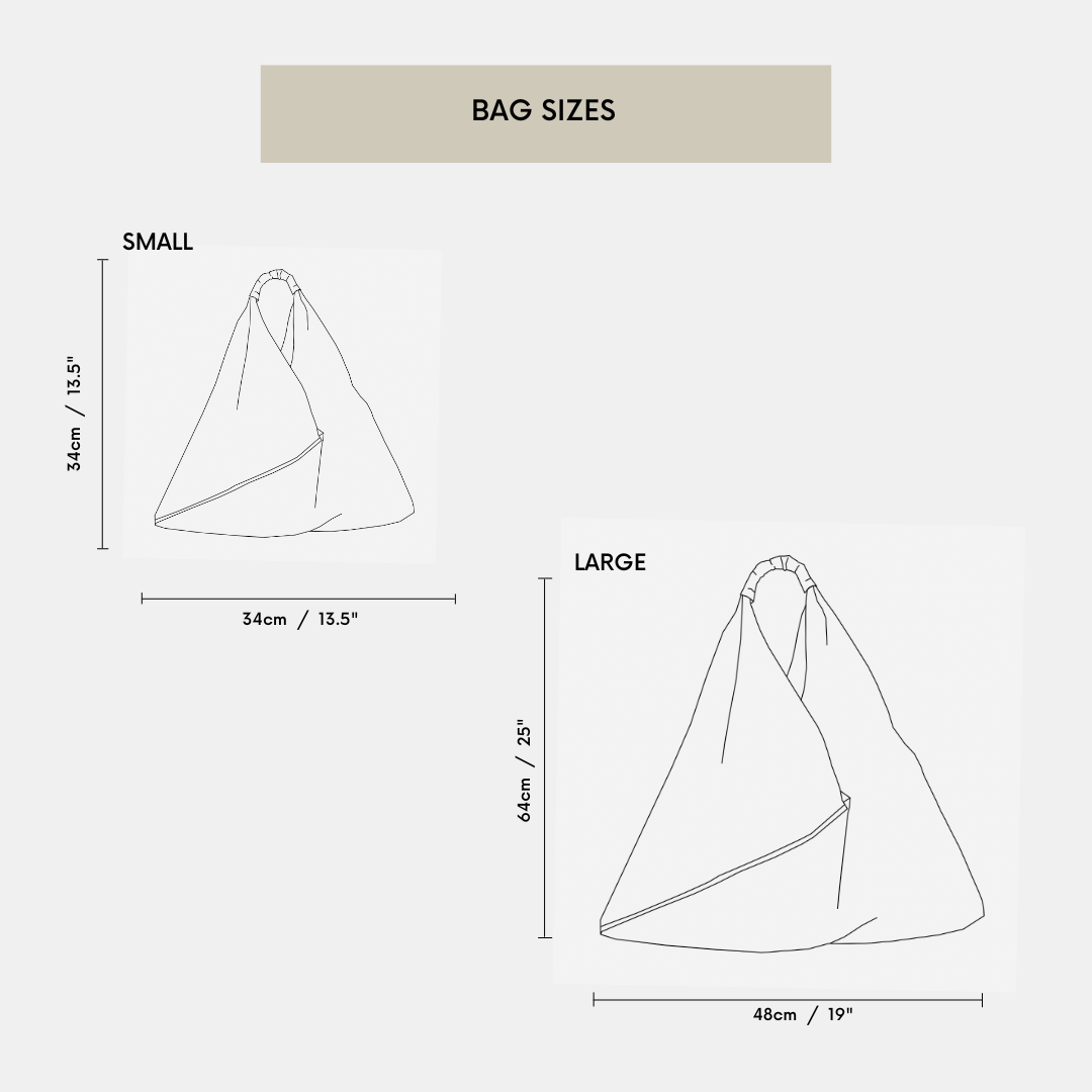 Origami Bag PDF Pattern (2 Sizes)
