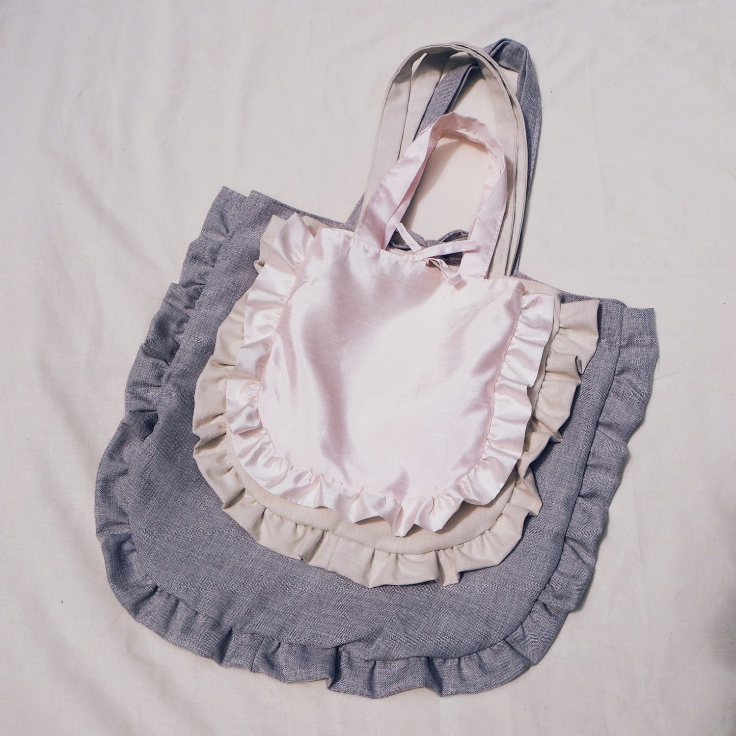 Ruffle Tote PDF Pattern (3 Sizes)