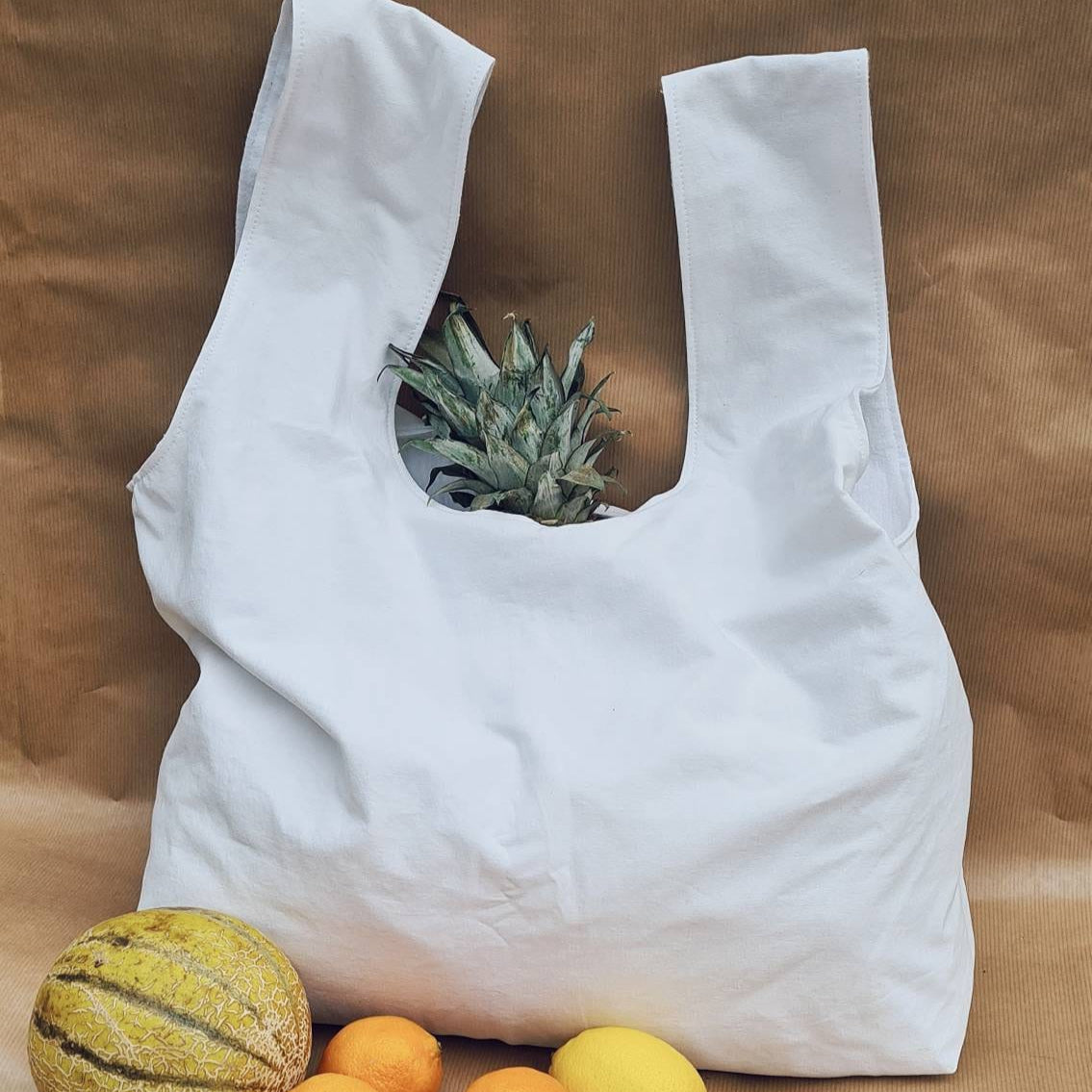 Small and Large Shopper Bag | PDF Sewing Pattern with Tutorial | Instant Digital Download | 2 Sizes | Reusable Eco Cotton Grocery Bag