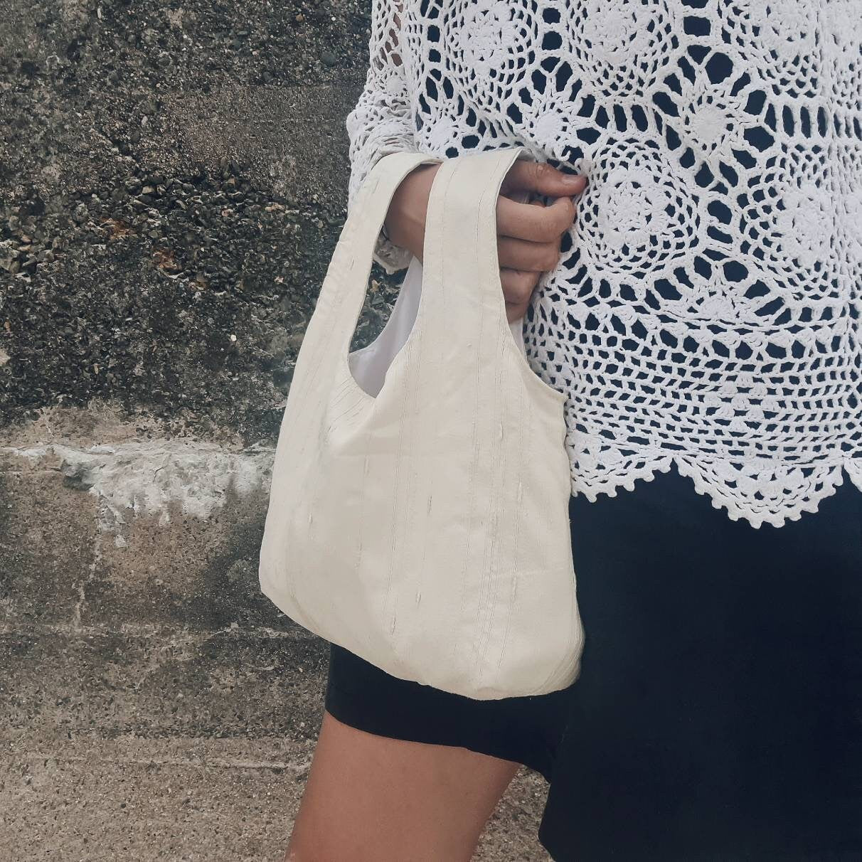 Small and Large Shopper Bag | PDF Sewing Pattern with Tutorial | Instant Digital Download | 2 Sizes | Reusable Eco Cotton Grocery Bag