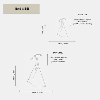 Origami Crossbody Handbag PDF Pattern (2 Sizes)