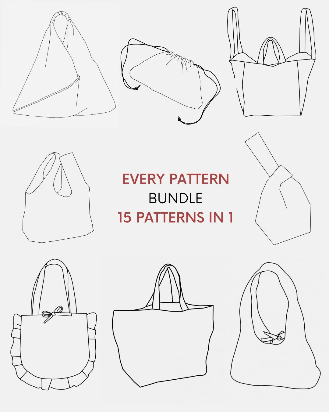 Every Pattern PDF Bundle (save over 40%)