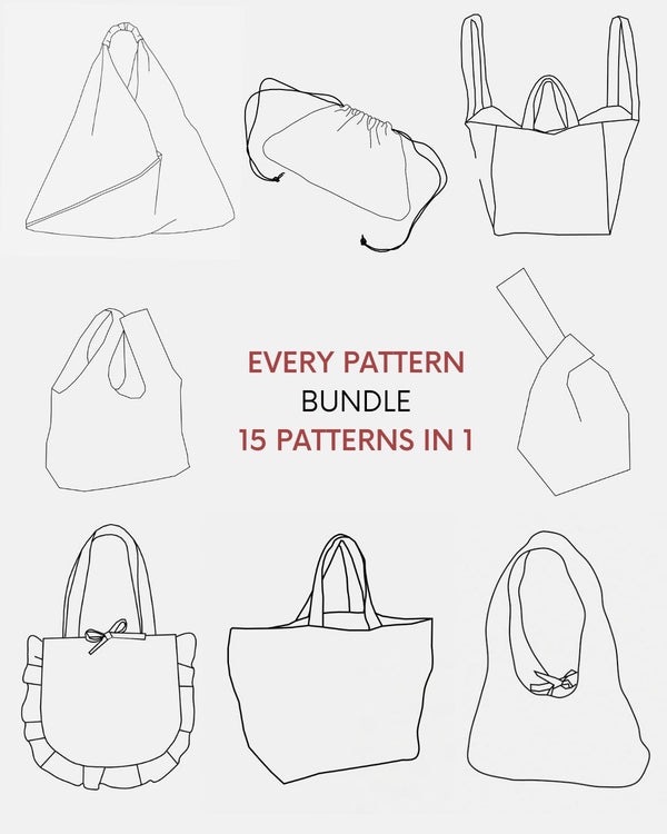 Every Bag Pattern PDF Bundle – Motif Studio