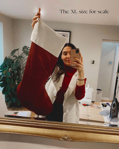 Cuffed Xmas Stocking PDF Pattern (3 Sizes)