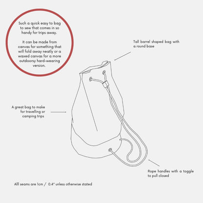 Duffel Bag PDF Pattern