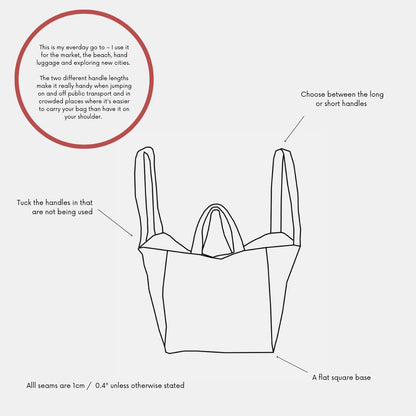 Everyway Tote PDF Pattern (2 Sizes)