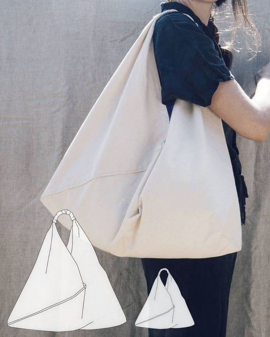 Origami Bag PDF Pattern (2 Sizes)