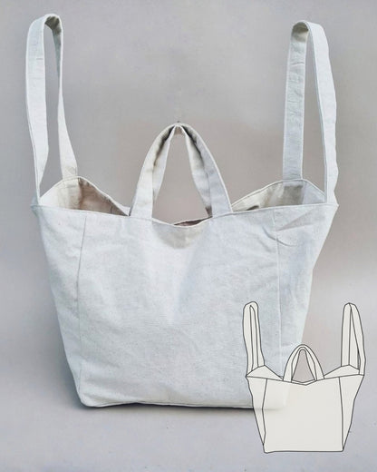 Everyway Tote PDF Pattern (2 Sizes)