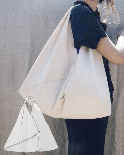 Origami Bag PDF Pattern (2 Sizes)