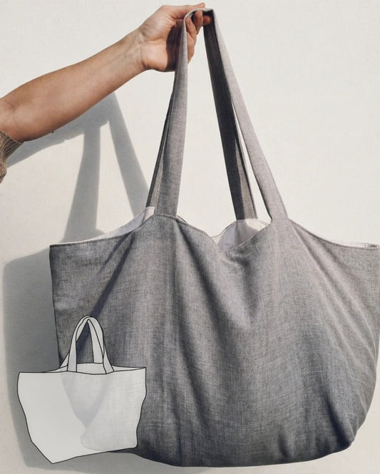 Chunky Handle Tote PDF Pattern (3 Sizes)