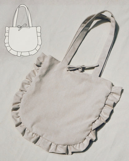 Ruffle Tote PDF Pattern (3 Sizes)