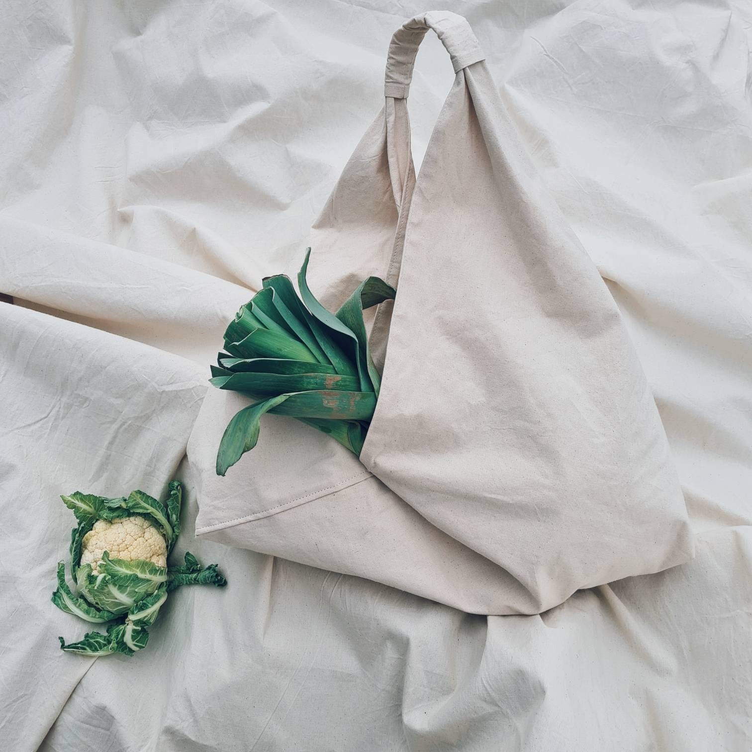 Small and Large Origami Bag PDF Sewing Pattern & Tutorial | Instant Digital Download | Easy Triangle Market Bag | Fun Quick Sewing Project