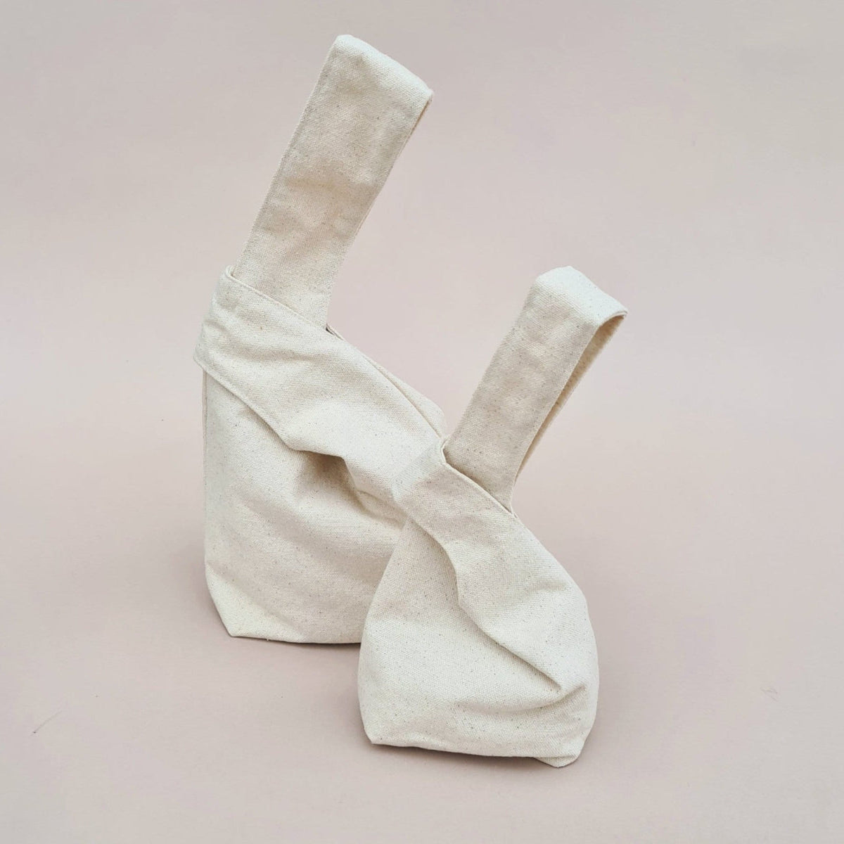 Square Knot Bag with Flat Base | PDF Sewing Patterns and Tutorial | Small Medium & Large Knot Bags with Gusset | 3 Sizes | Easy Fun Project