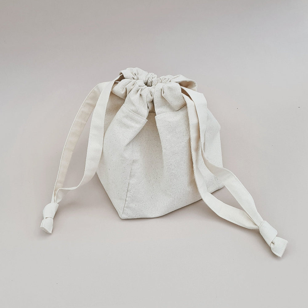Small & Large Drawstring Pouch | PDF Bag Sewing Pattern and Tutorial | Instant Digital Download | Toiletry Bag | Two Sizes | Make Up Holder