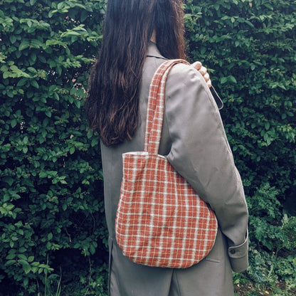Oval Tote | PDF Sewing Patterns with Tutorial | Small Medium & Large Bag | Fully lined | Three Sizes | Reversible Easy Bag
