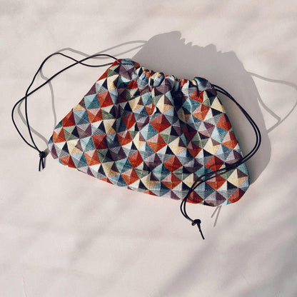 Sadie Drawstring Bag | PDF Sewing Patterns and Tutorial l Instant Digital Download | Small & Large Size | Cute Pouch Purse | Evening Purse